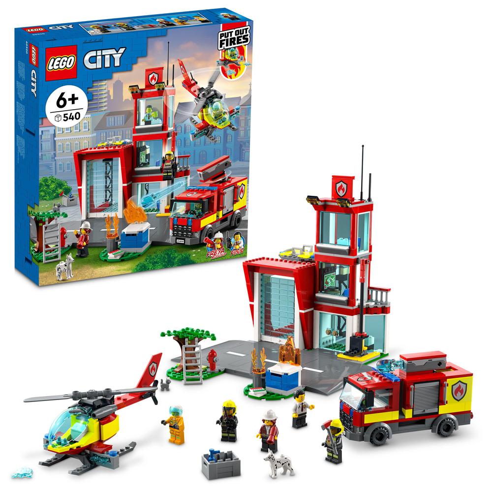 LEGO® City 60320 Hasičská stanice - poškozený box