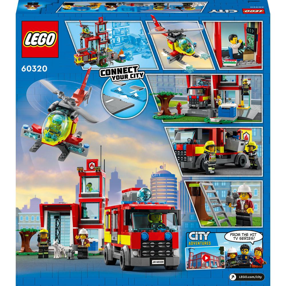 LEGO® City 60320 Hasičská stanice - poškozený box