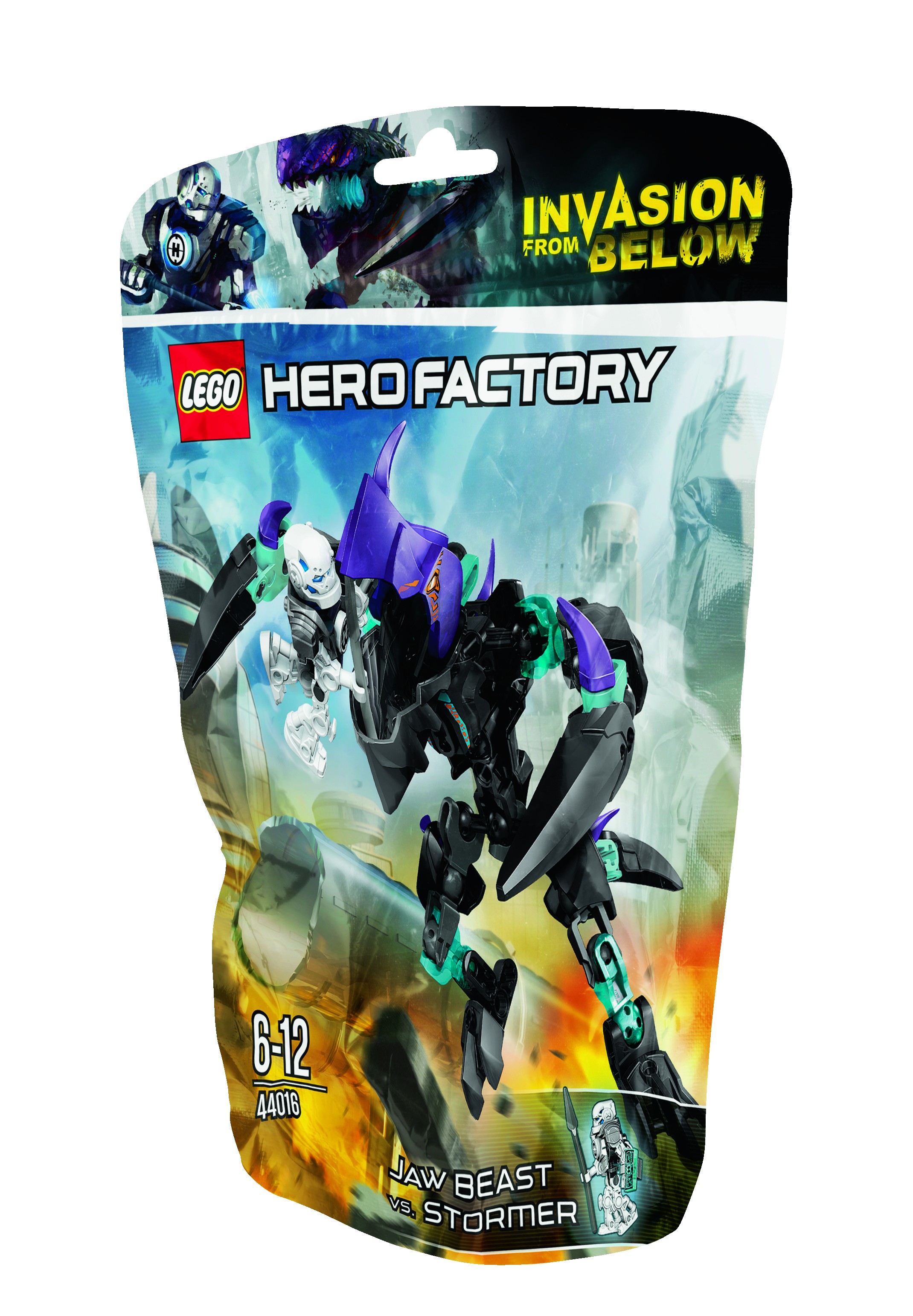 LEGO 44016 HERO FACTORY ZUBÁČ VERSUS STORMER