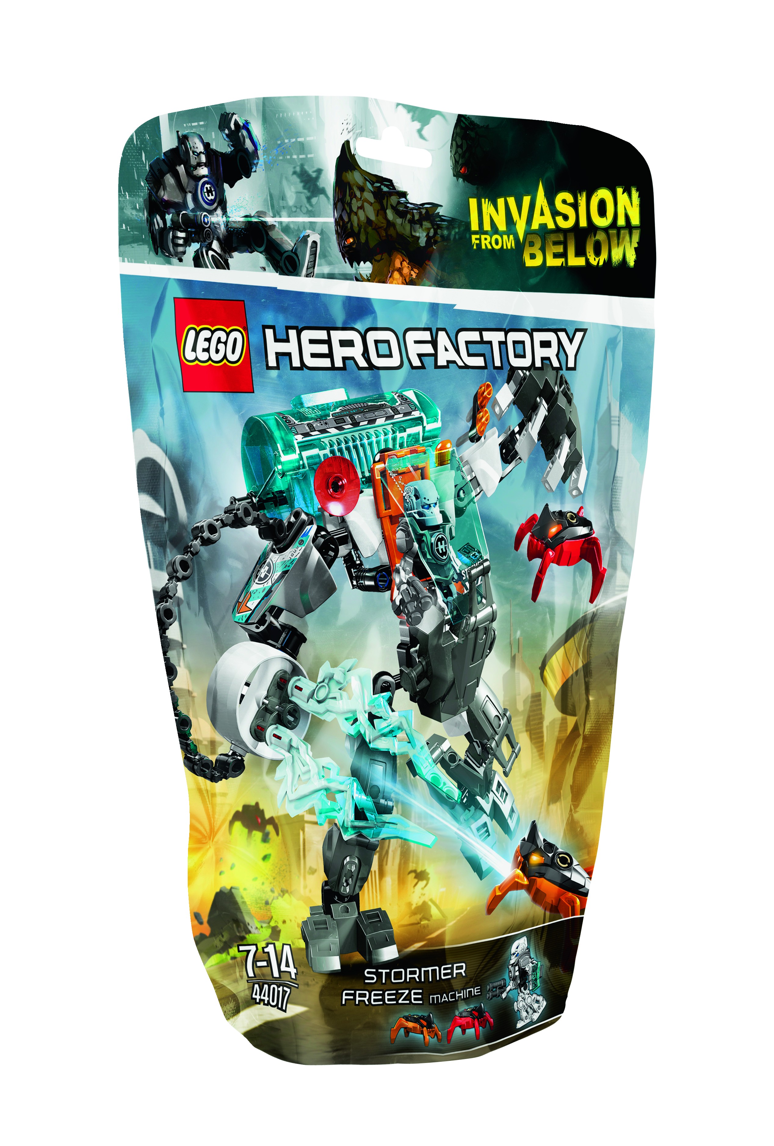 LEGO 44017 HERO FACTORY STORMEROVA MRAZIVÁ PUŠKA