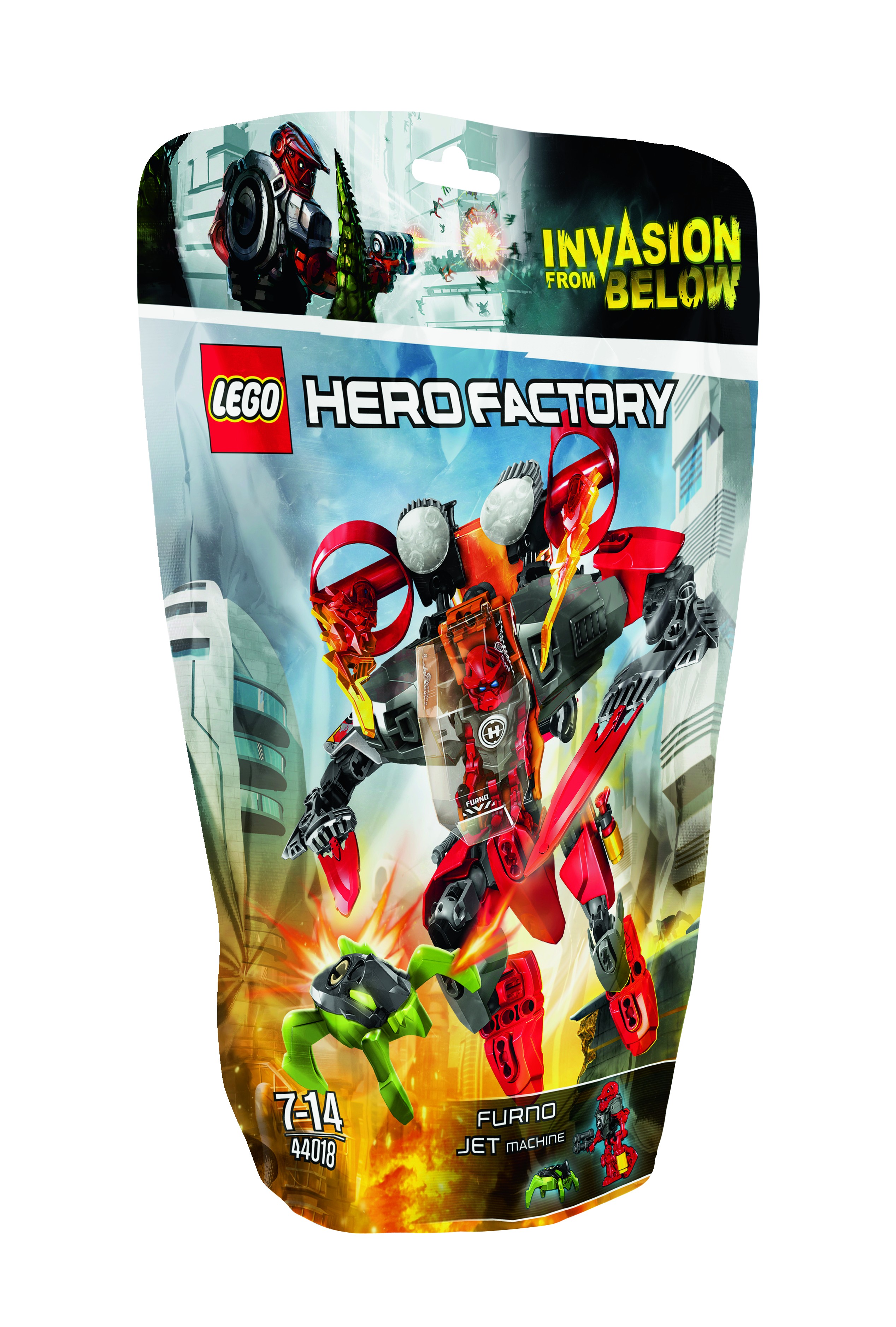 LEGO 44018 HERO FACTORY FURNŮV TRYSKOLET