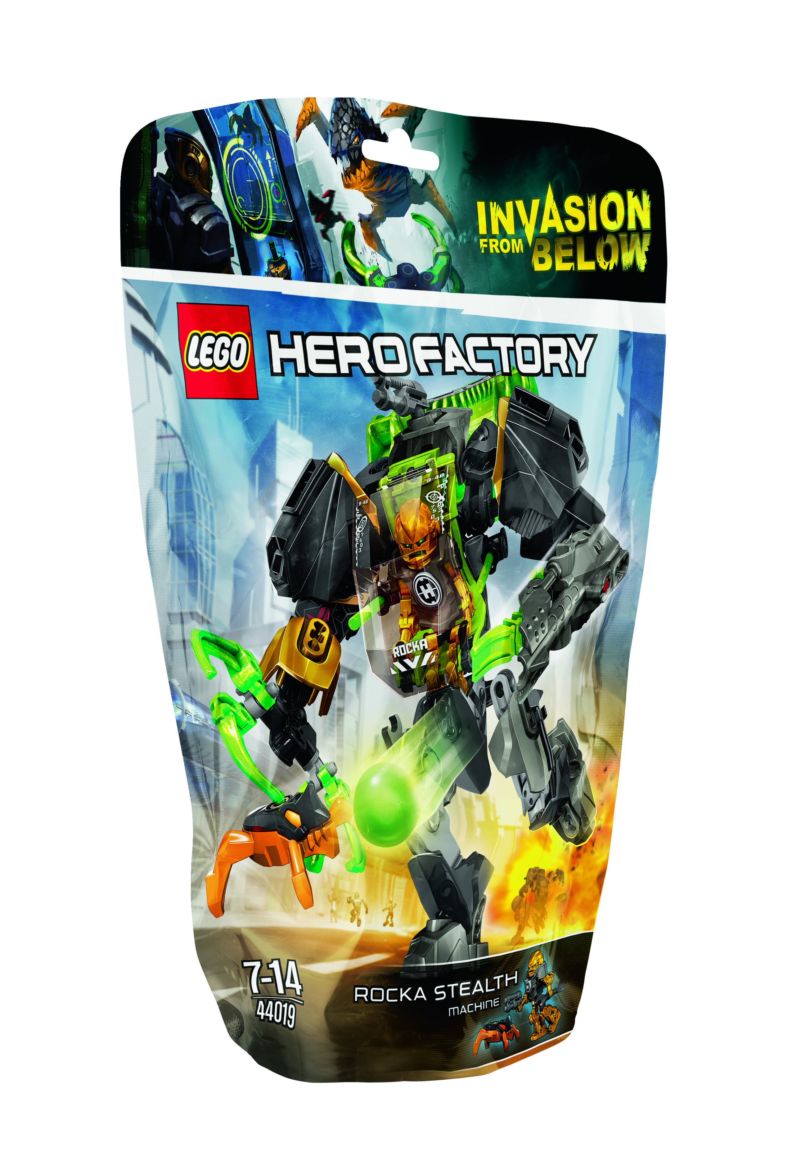 LEGO 44019 HERO FACTORY ROCKŮV TAJNÝ STROJ
