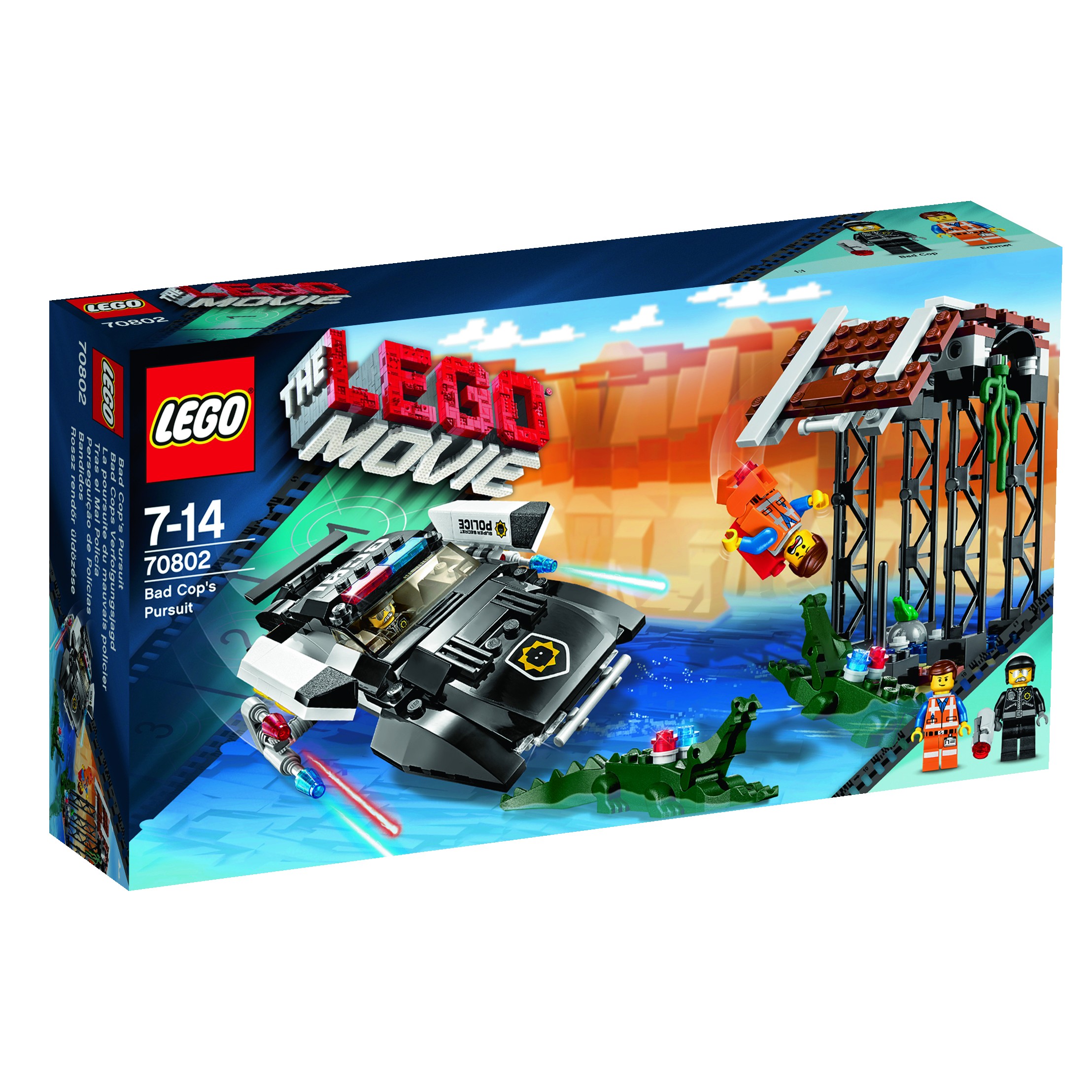 LEGO 70802 MOVIE Pronásledování zlého poldy