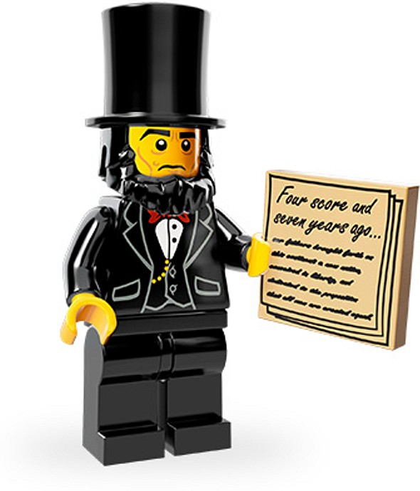 LEGO 71004 Minifigurky Lego Movie - 5. Abraham Lincoln