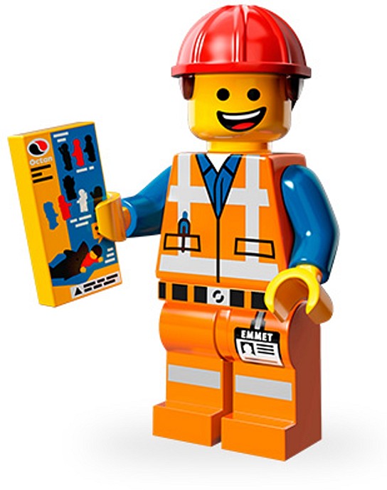 LEGO 71004 Minifigurky Lego Movie - 3. Hard Hat Emmet