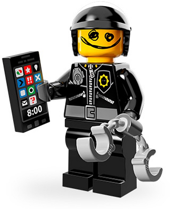 LEGO 71004 Minifigurky Lego Movie - 7. Scribble-Face Bad Cop