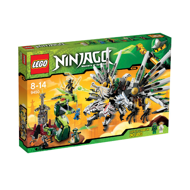 LEGO Ninjago 9450 Impozantní dračí bitva-poškozený .karton