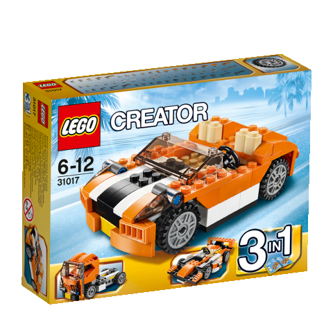 LEGO Creator 31017 Oranžový závoďák