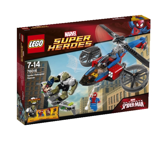 LEGO Super Heroes 76016 Pavoučí záchranný vrtulník