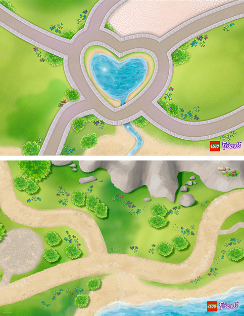 Lego 850596 Playmat, Friends Heartlake City