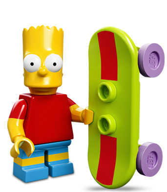 LEGO Minifigurky Simpsons 71005-2 Bart Simpson