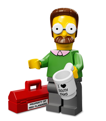 LEGO Minifigurky Simpsons 71005-7 Ned Flanders