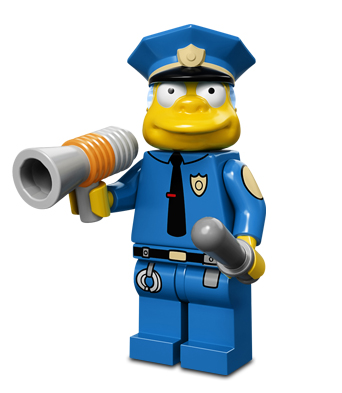 LEGO Minifigurky Simpsons 71005-15 Šéf Wiggum