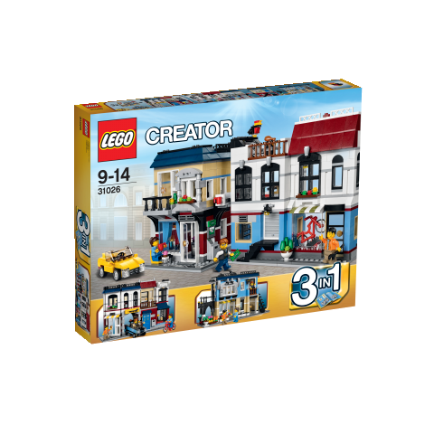 LEGO Creator 31026 Moto shop a kavárna