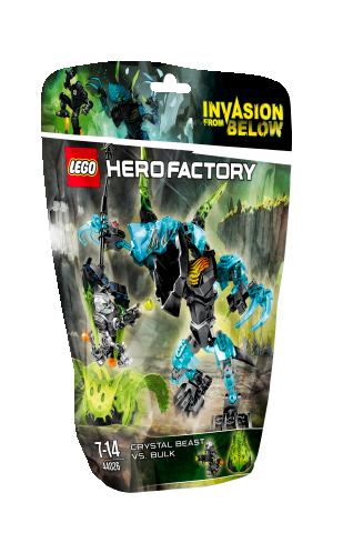 LEGO Hero Factory 44026 Monstrum CRYSTAL versus BULK