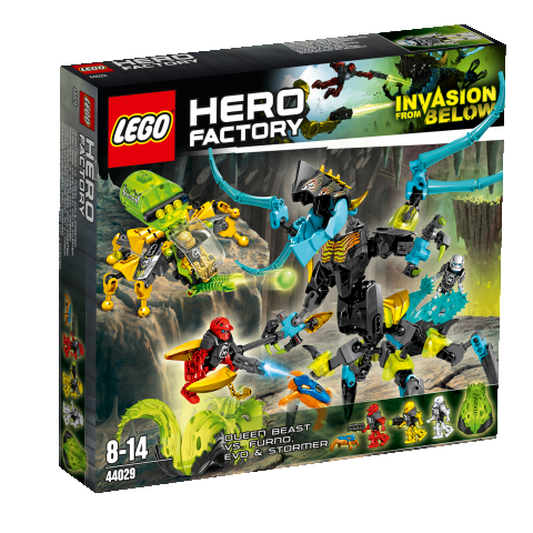 LEGO Hero Factory 44029 Královna MONSTER versus FURNO EVO a STORMER