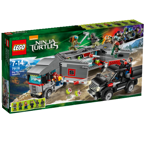 LEGO Ninja Turtles TM 79116 Únik velkého sněžného náklaďáku