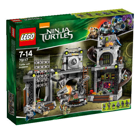 LEGO ŽELVY NINJA 79117 invaze do želvího doupěte