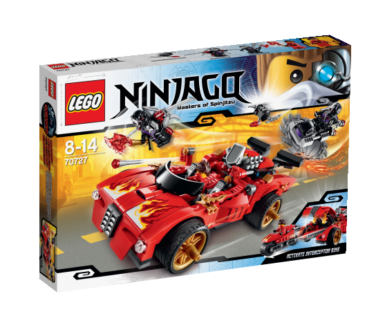LEGO Ninjago 70727 Kaiův červený bourák X-1