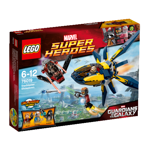 LEGO SUPER HEROES 76019 starblaster souboj-mirně zmáčklá krabice