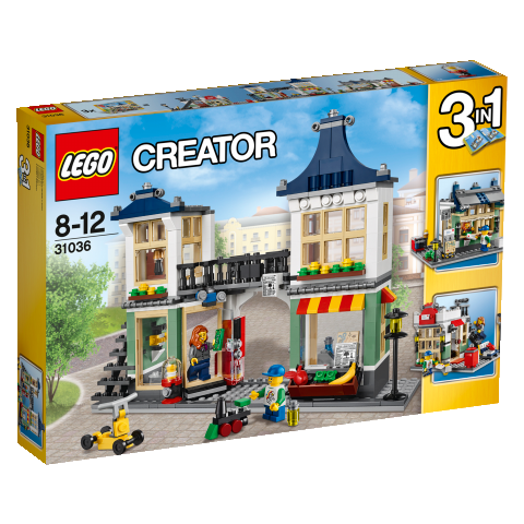 LEGO 31036 CREATOR Obchod s hračkami a potravinami