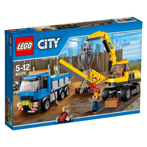 LEGO City 60075 Bagr a náklaďák