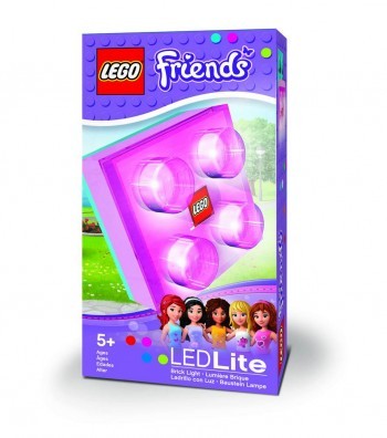 Lego Friends LED Orientační světlo fialové 8x8 cm