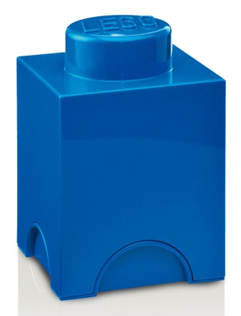 LEGO Úložný box 125x127x181 tmavě modrý
