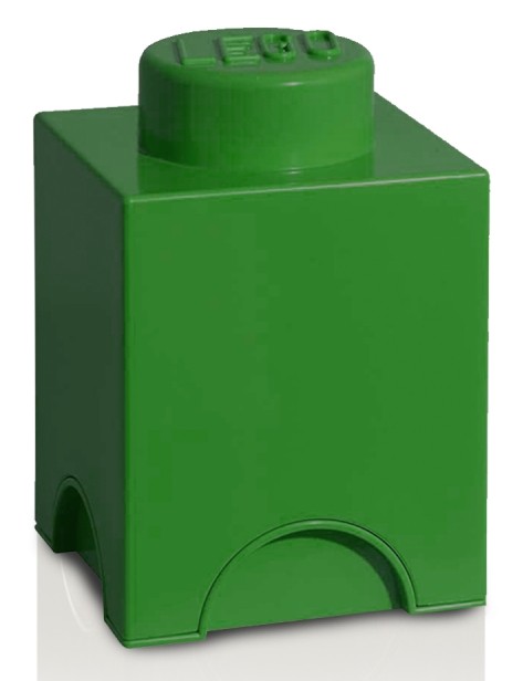LEGO Úložný box 125x127x181 zelený