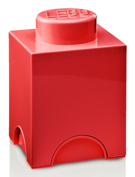 LEGO Úložný box 125x127x181 červený