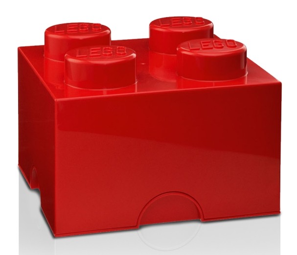 LEGO Úložný box 250x252x181 červený