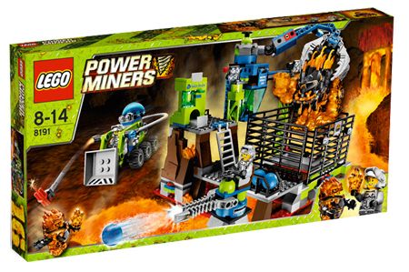 LEGO POWER MINERS - PEVNOST LAVATRAZ 8191
