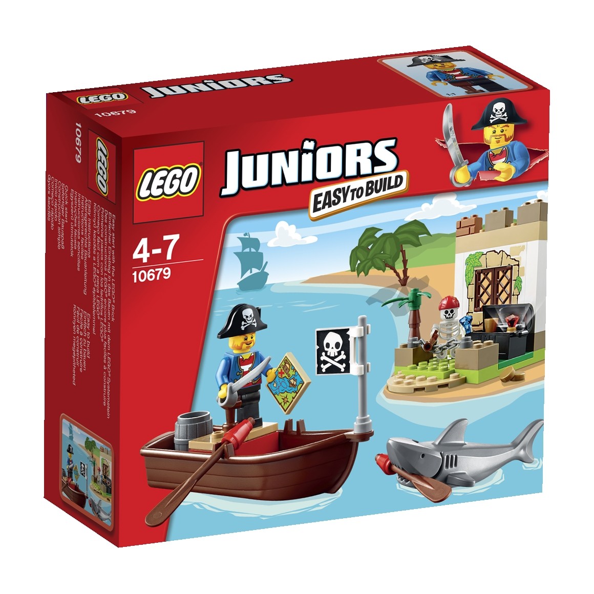 LEGO Juniors 10679 Pirátský hon za pokladem