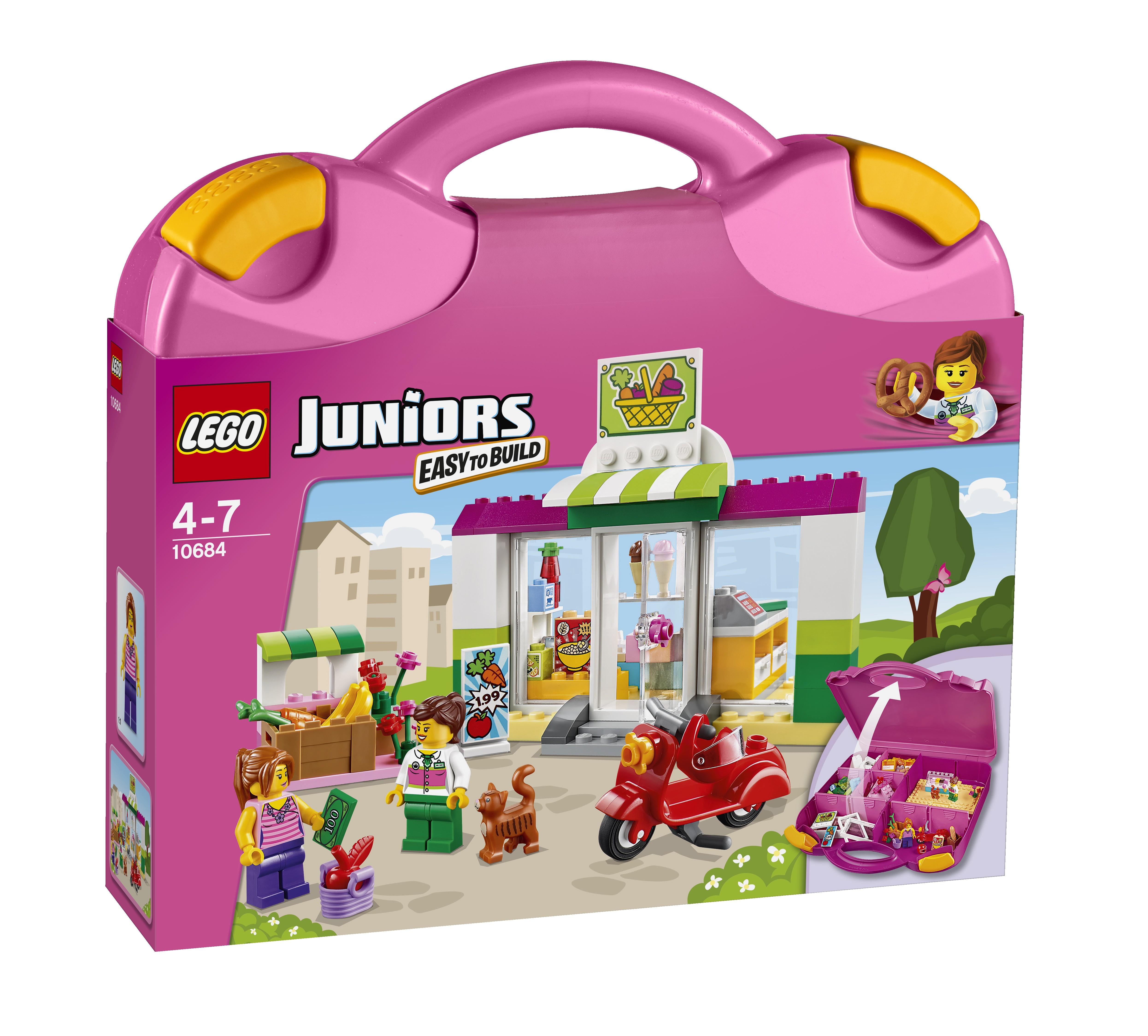 LEGO Juniors 10684 Supermarket v kufříku
