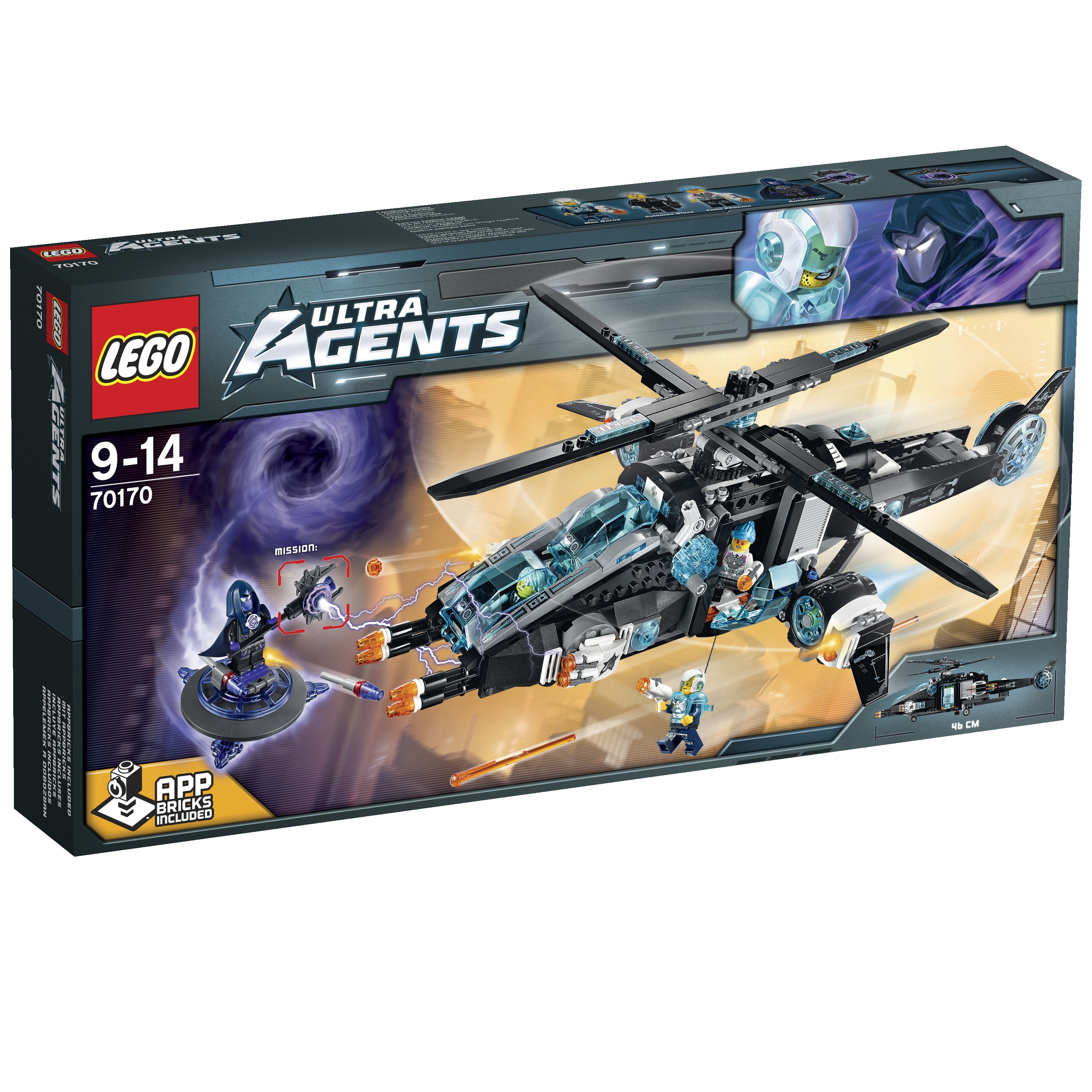 LEGO 70170 ULTRA AGENTS UltraCopter vs. AntiMatter