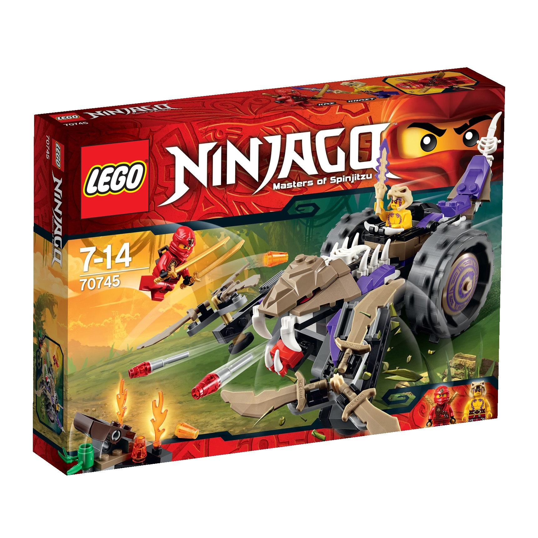 LEGO 70746 NINJAGO Útok Condraiovy helikoptéry