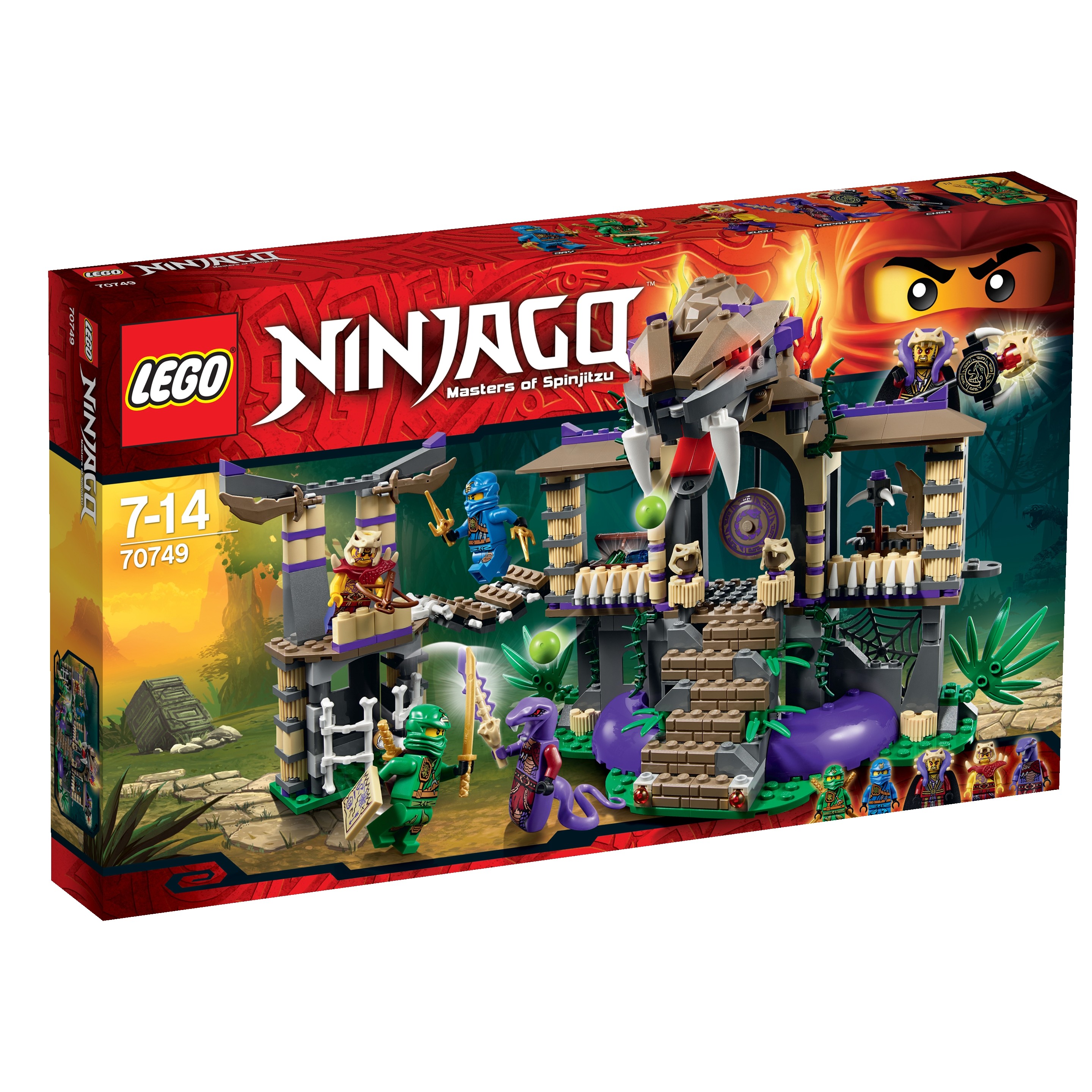 LEGO 70749 NINJAGO Vstup do Hadího chrámu