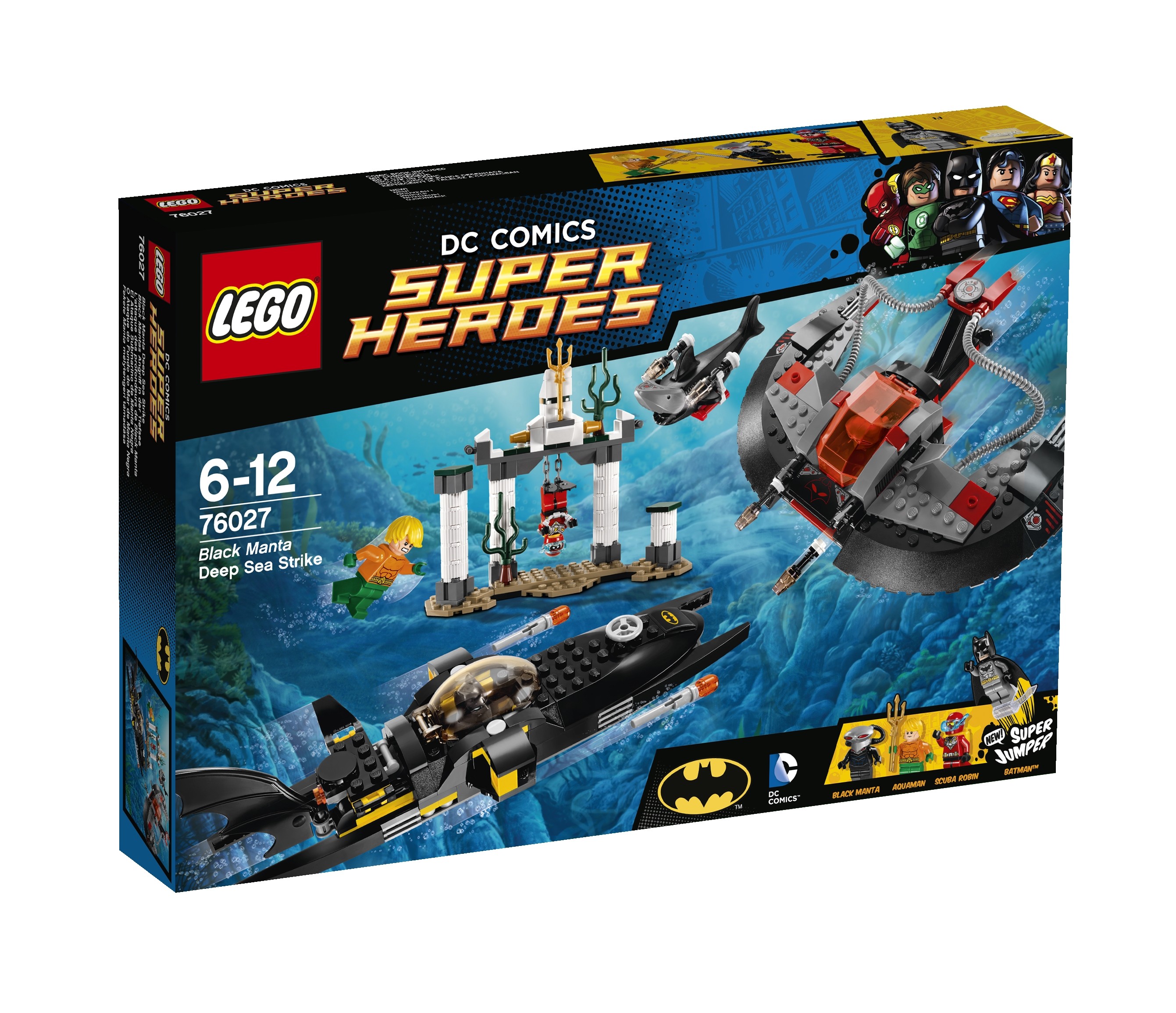 LEGO 76027 SUPER HEROES Hlubinný útok černé manty