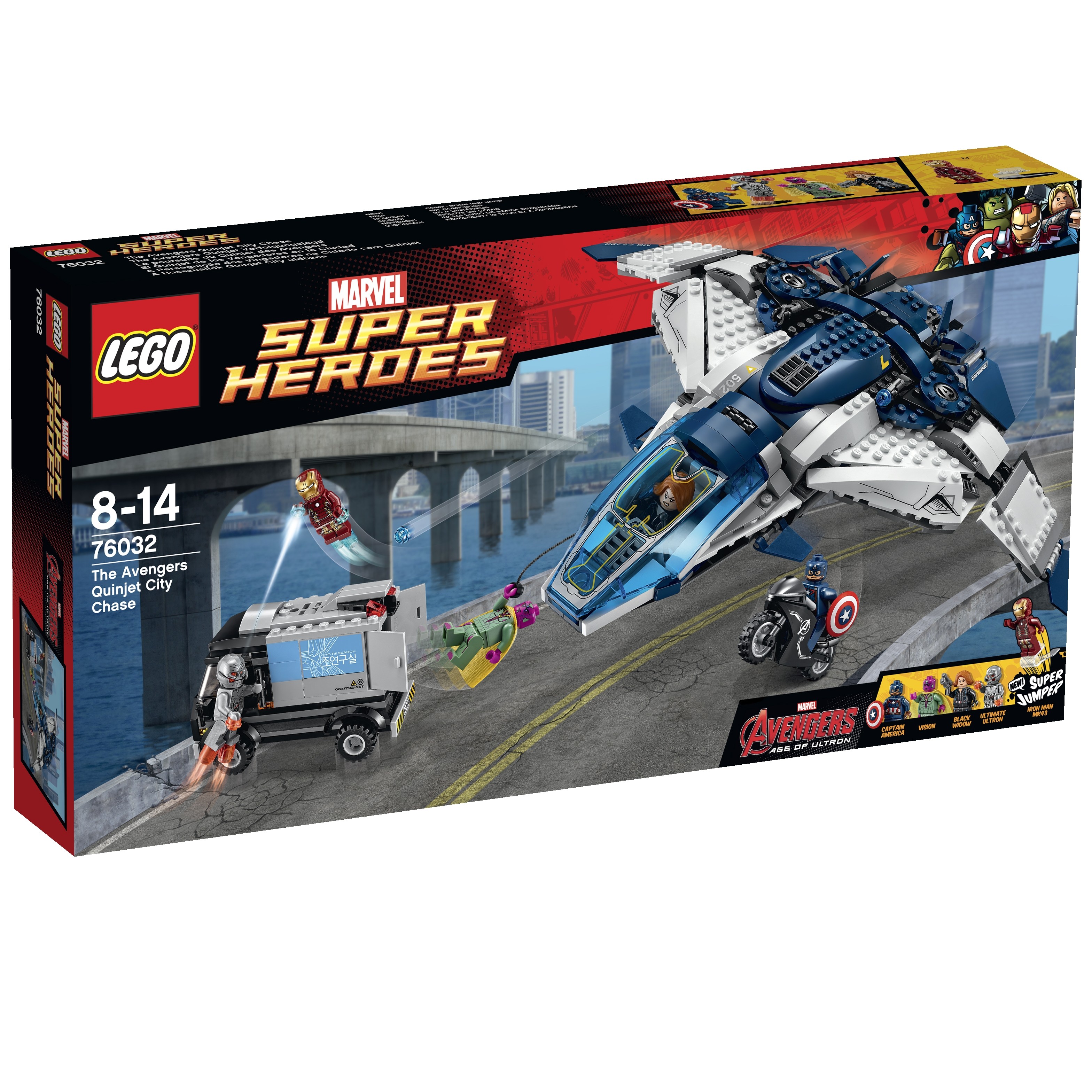 LEGO 76032 SUPER HEROES Avengers Městská honička tryskáčem