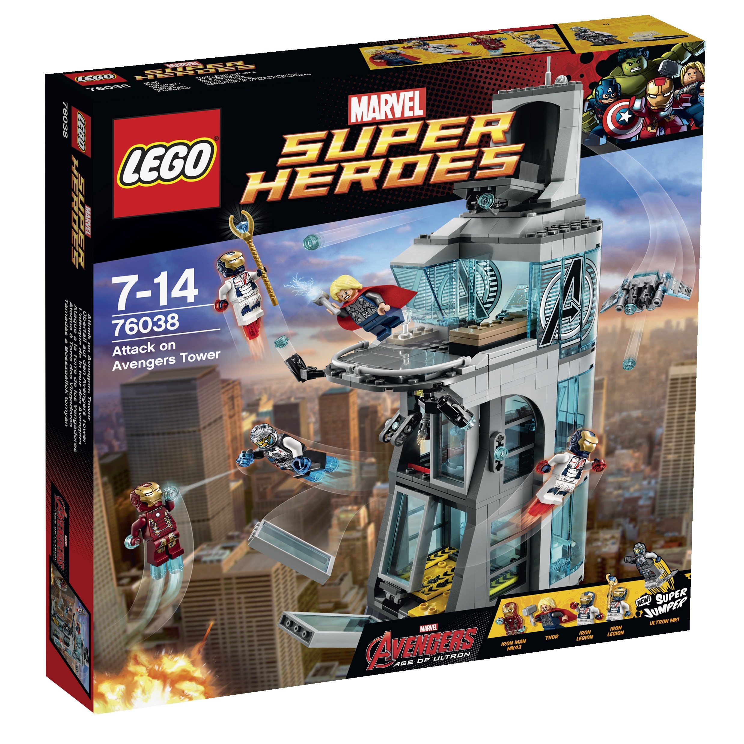 LEGO Super Heroes 76038 Útok na věž Avengerů