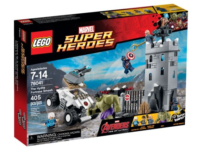 LEGO Super Heroes 76041 Zkáza pevnosti Hydry-poškozená krabice