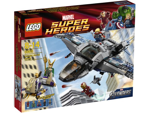LEGO 6869 Super Heroes - Vzdušná bitva Quinjeta