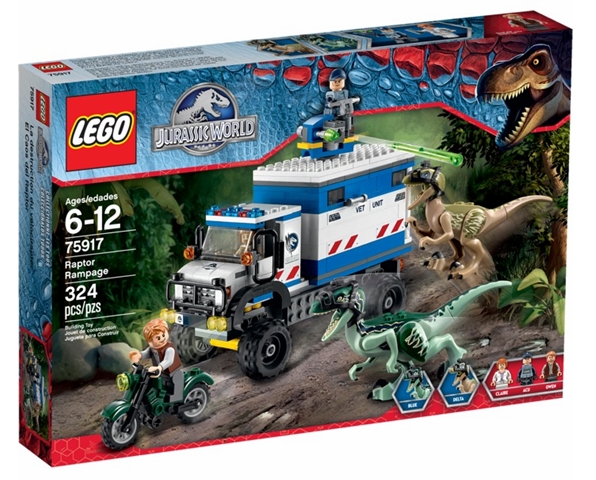 LEGO Jurassic World 75917 Běsnění raptorů