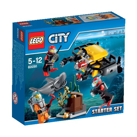 LEGO 60091 CITY Hlubinný mořský výzkum startovací sada
