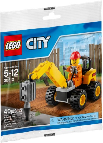 LEGO City 30312 Demoliční vrták