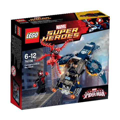 LEGO Super Heroes 76036 Carnagův vzdušný útok na SHIELD