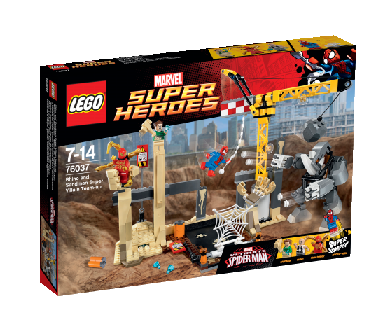 LEGO Super Heroes 76037 Superzlosynové Rhino a Sandman