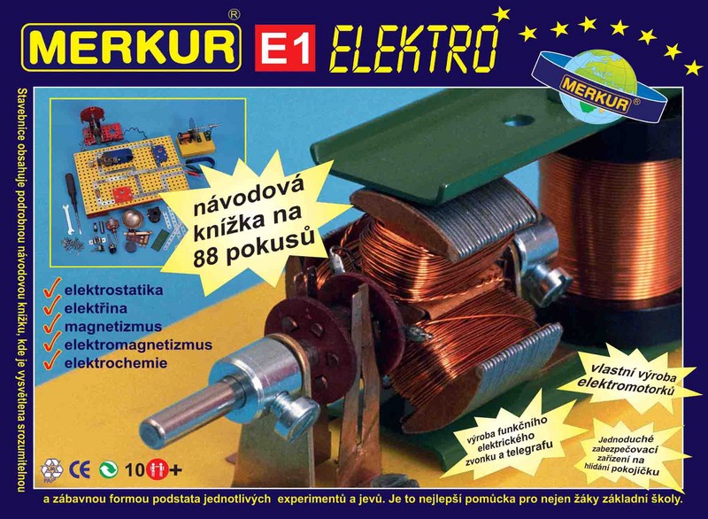 Merkur E1 Elektřina magnetismus