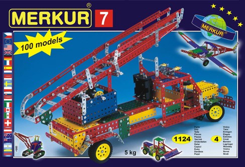 Velká univerzální stavebnice MERKUR M7