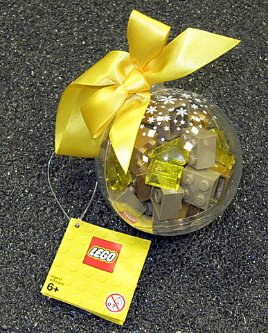 LEGO 853345 Vánoční ozdoba - zlaté kostky